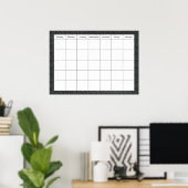 Klassenzimmer-Kalender Poster (Heimbüro)