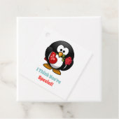 Klassenzimmer Kinder Valentinstag Pinguin Herz Geschenkanhänger (Beispiel)