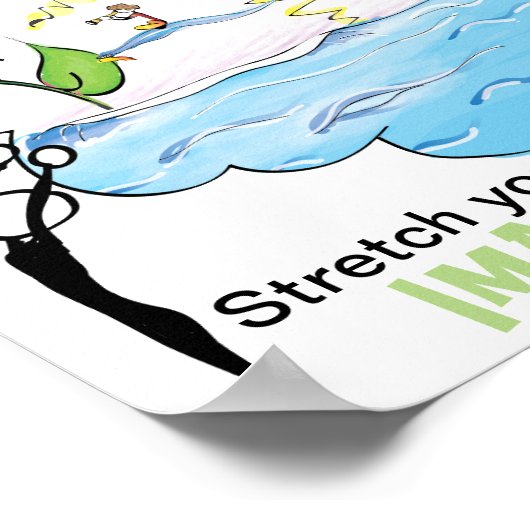 Klassenzimmer Kindervorstellungspapier Poster (Ecke)