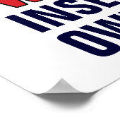 Klassenzimmer-Poster: Ich Wollte dich - ZURÜCK - Poster (Ecke)