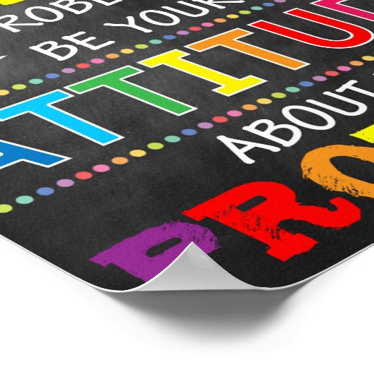 Klassenzimmer-Problem-Poster Poster (Ecke)