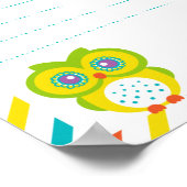 Klassenzimmer Regeln Poster - Thema "Owl" (Ecke)
