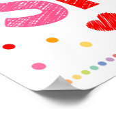 Klassenzimmer-Regenbogenposter Poster (Ecke)