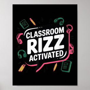 Klassenzimmer-Rizz aktiviert, Gen Z Alpha, Zurück  Poster