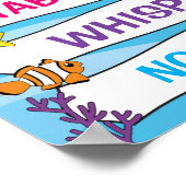 Klassenzimmer-Stimmdiagramm unter dem Thema "Meer" Poster (Ecke)