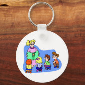 Klassenzimmer Storytime Schlüsselanhänger (Vorderseite)