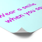 Klassenzimmer Tür Poster / Zeichen (Ecke)