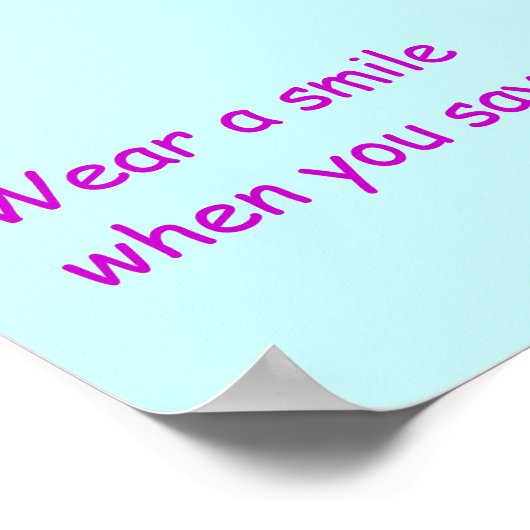 Klassenzimmer Tür Poster / Zeichen (Ecke)