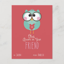 Klassenzimmer Valentine Feiertagspostkarte