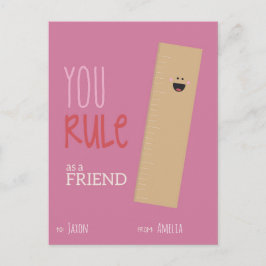 Klassenzimmer Valentine Feiertagspostkarte