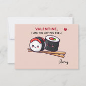 Klassenzimmer-Valentinstag "Sushi, so wie du dich (Vorderseite)