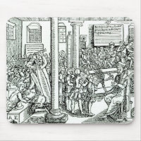 Klassenzimmerszene in Tudor Zeiten