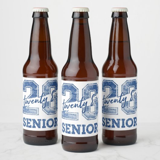 Klassenzug 2026 Abiturient Bierflaschenetikett (Flaschen)