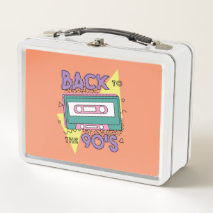Klassette vom Band aus den 90er Nostalgie Metall Brotdose