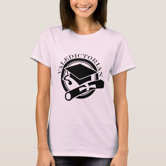 Klassevaledictorian-Geschenk T-Shirt (Vorderseite)