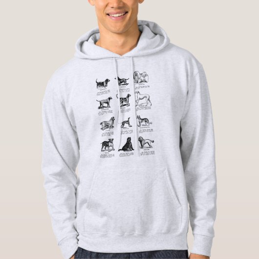KLASSIC DOG BREEDS HOODIE (Vorderseite)