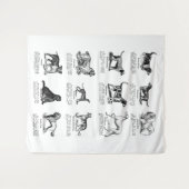 KLASSIC DOG BREEDS WANDTEPPICH (Vorderseite (Horizontal))