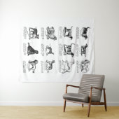 KLASSIC DOG BREEDS WANDTEPPICH (Beispiel (Horizontal))