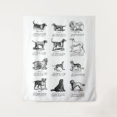 KLASSIC DOG BREEDS WANDTEPPICH (Vorderseite)