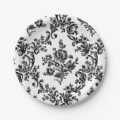 KLASSIC FLORAL BAROQUE PATTER PARTY PLATE ELEGANT PAPPTELLER (Vorderseite)
