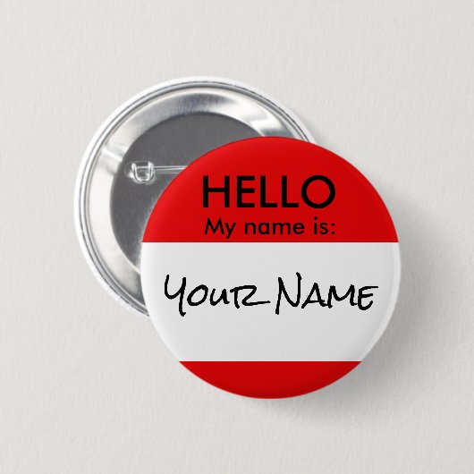 KLASSIC-HELLO-BUTTON BUTTON (Vorne & Hinten)