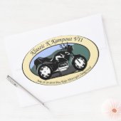 Klassic K Kampout VII Ovaler Aufkleber (Umschlag)