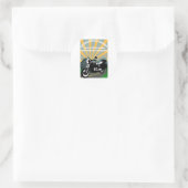klassic_kampout runder aufkleber (Tasche)