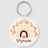 KLASSIC RAINBOW BOHO CHRISTLICH QUOTE SCHLÜSSELANHÄNGER (Vorderseite)