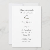 Klassifikations-Party Einladungs-Bibel und Einladung (Rückseite)