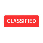 klassifiziert (Vorne)