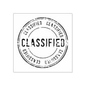 klassifiziert gummistempel (Prägung)