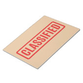 klassifiziert notizblock (angewinkelt)