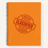 Klassifizierte Zeitschrift Notizblock (Vorderseite)