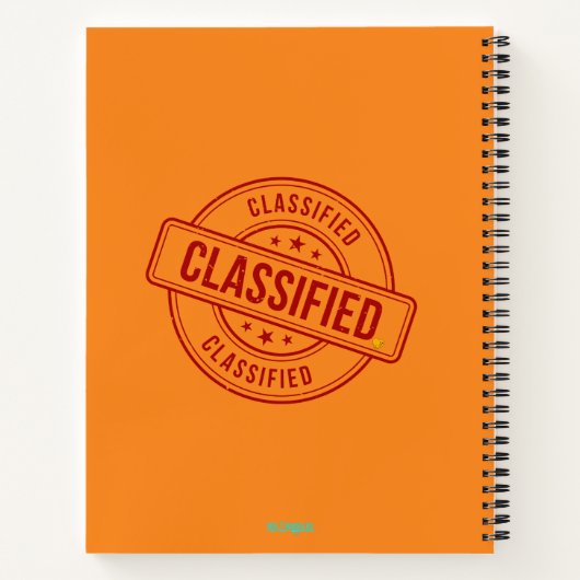 Klassifizierte Zeitschrift Notizblock (Rückseite)