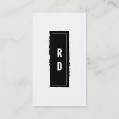 Klassifizierung in BW Visitenkarte (Rückseite)