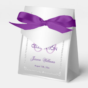 Klassige Diamanten & Blumen Geburtstag Geschenkschachtel