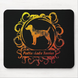 Klassiger verwitterter Patterdale Terrier Mousepad