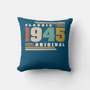 Klassik 1945 Original 77. Geburtstag 77. Kissen