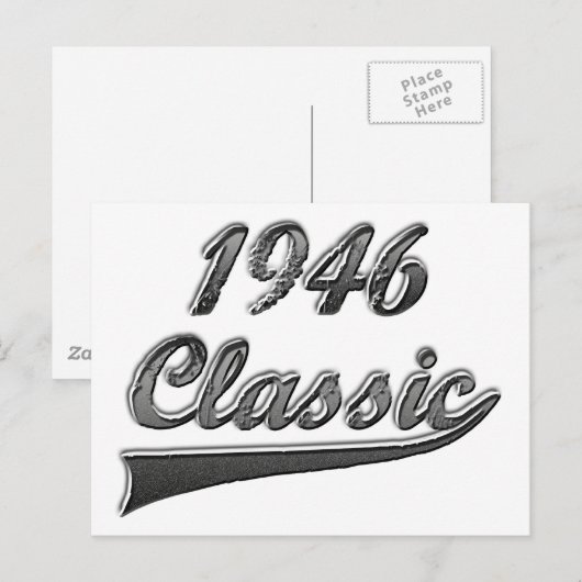 Klassik 1946 postkarte (Vorne/Hinten)