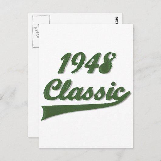 Klassik 1948 postkarte (Vorne/Hinten)