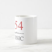 Klassik 1954 70. Geburtstag Kaffeetasse (Mittel)