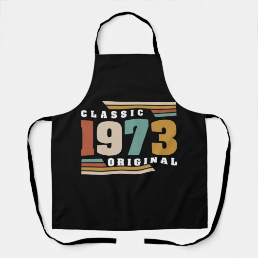 Klassik 1973 Original 49. Geburtstag 49. Schürze (Vorderseite)