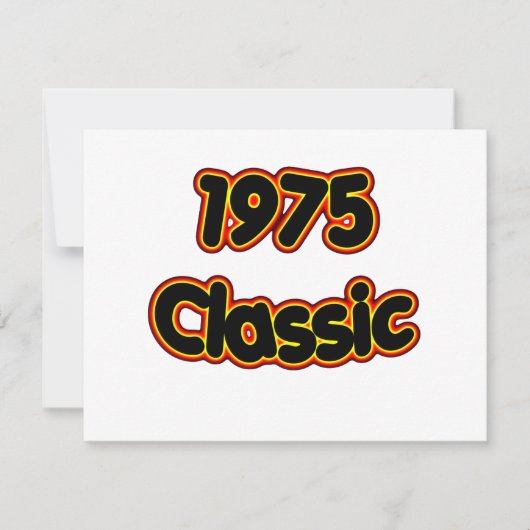 Klassik 1975 karte (Vorderseite)