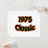 Klassik 1975 karte (Vorderseite/Rückseite Beispiel)