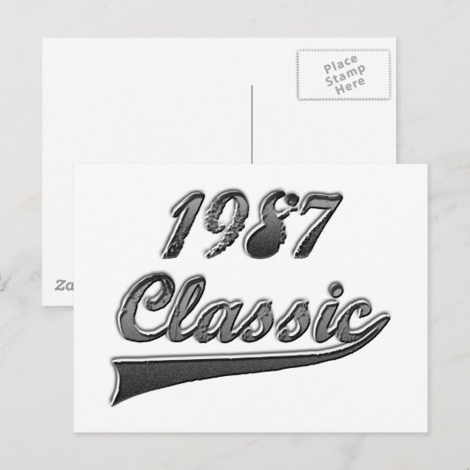 Klassik 1987 postkarte (Vorne/Hinten)