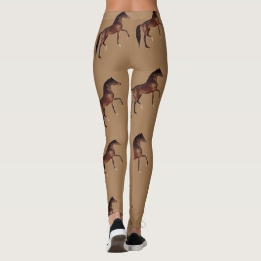 Klassik, Bucht, Trottpferd Leggings (Rückseite)
