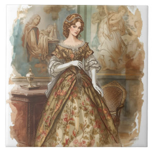 Klassik, eine Vision Viktorianischer Freude Fliese