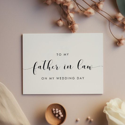 Klassik für meinen Schwiegervater auf meiner Hochz Einladung