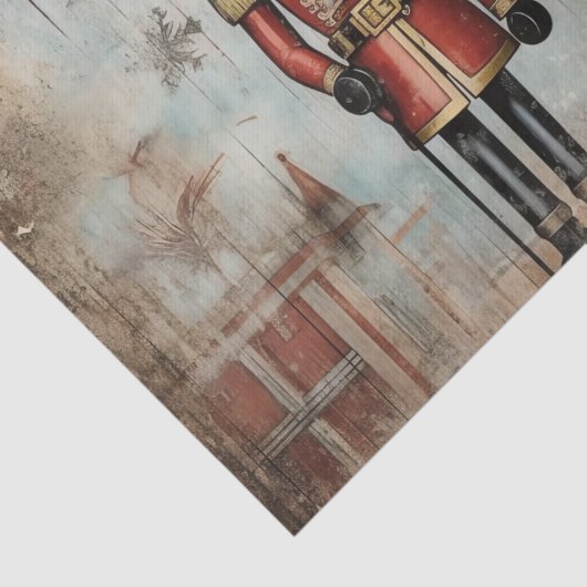 Klassik mit Drehung: Edgy Nutcracker Tissue Seidenpapier (Detail)