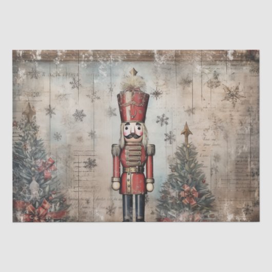 Klassik mit Drehung: Edgy Nutcracker Tissue Seidenpapier (Vorderseite)